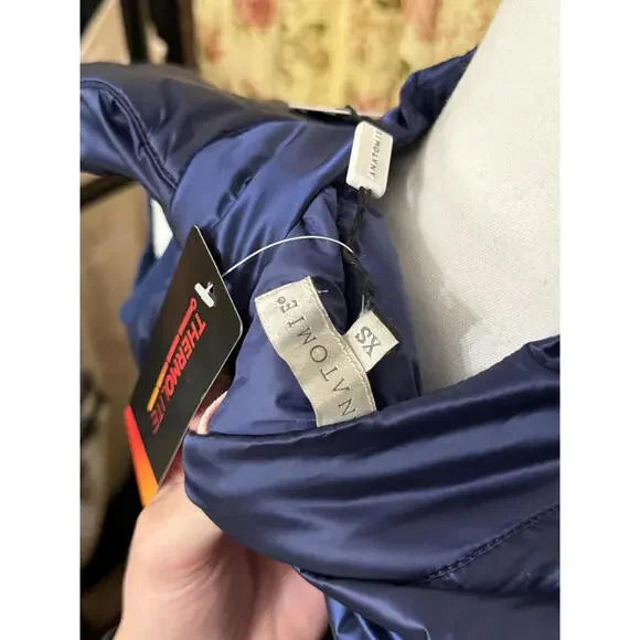 NWT! Anatomie Blue Thermolite Vest with Interior and Exterior Pockets Size XS - Picture 5 of 5